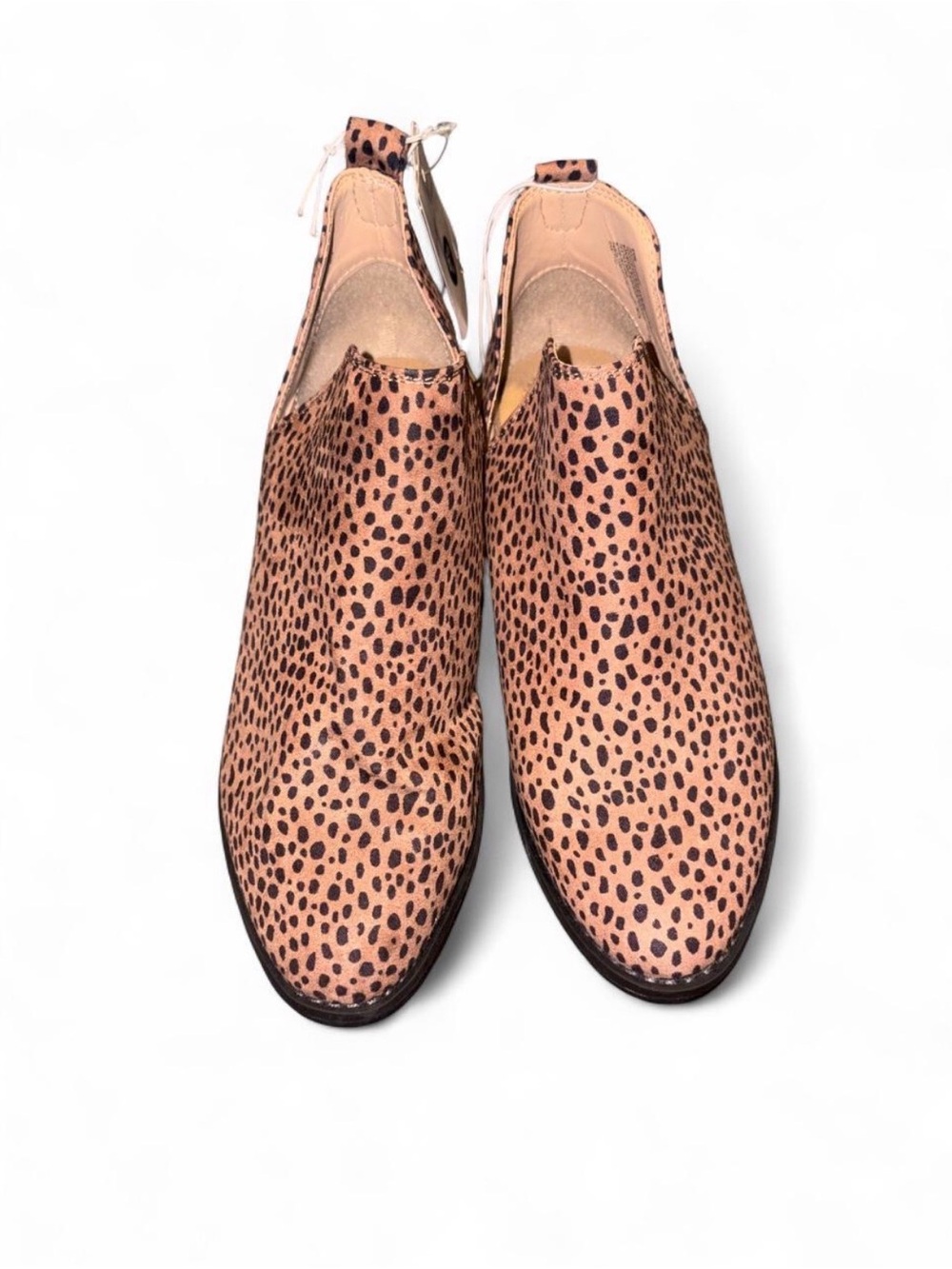 Men's Cheetah Print Slip-On Boots - Tan/Black